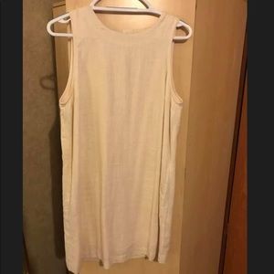 Cream Linen Dress